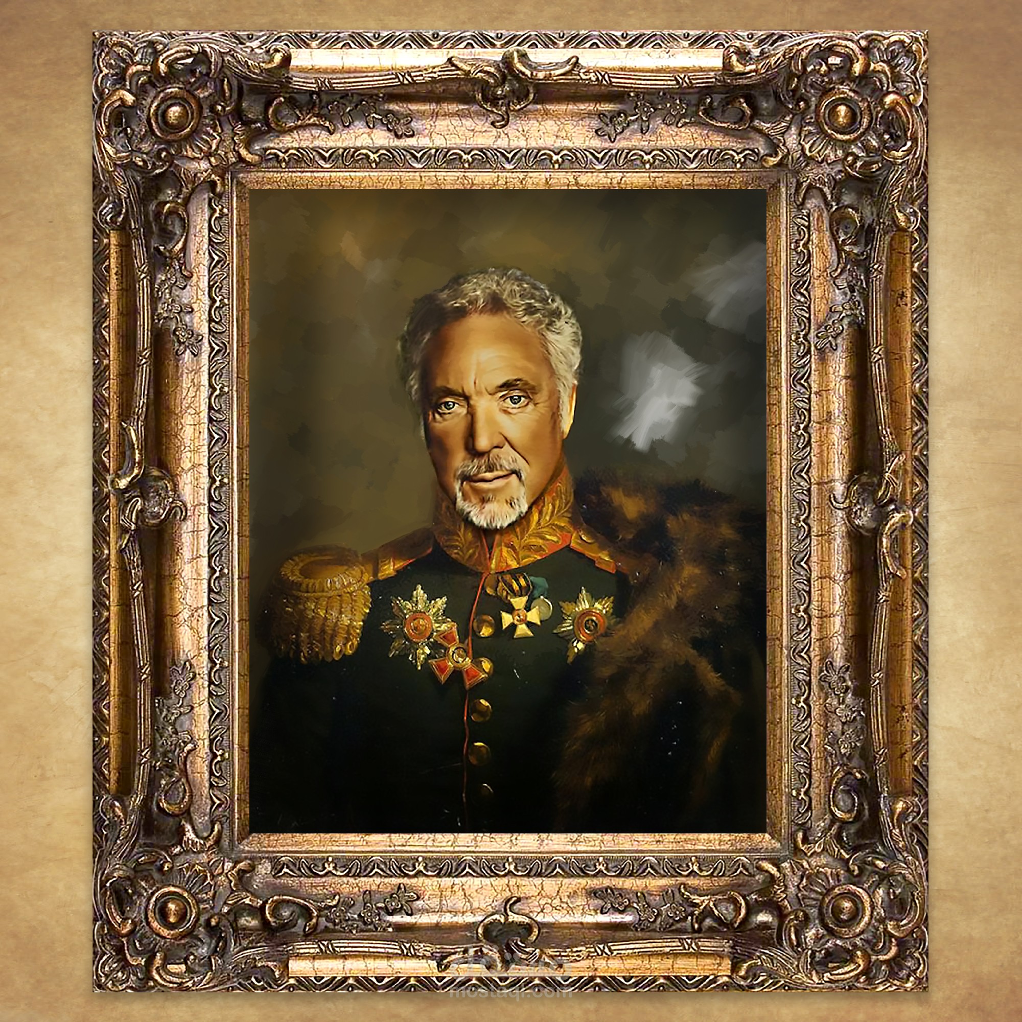Royal creative digital painting design