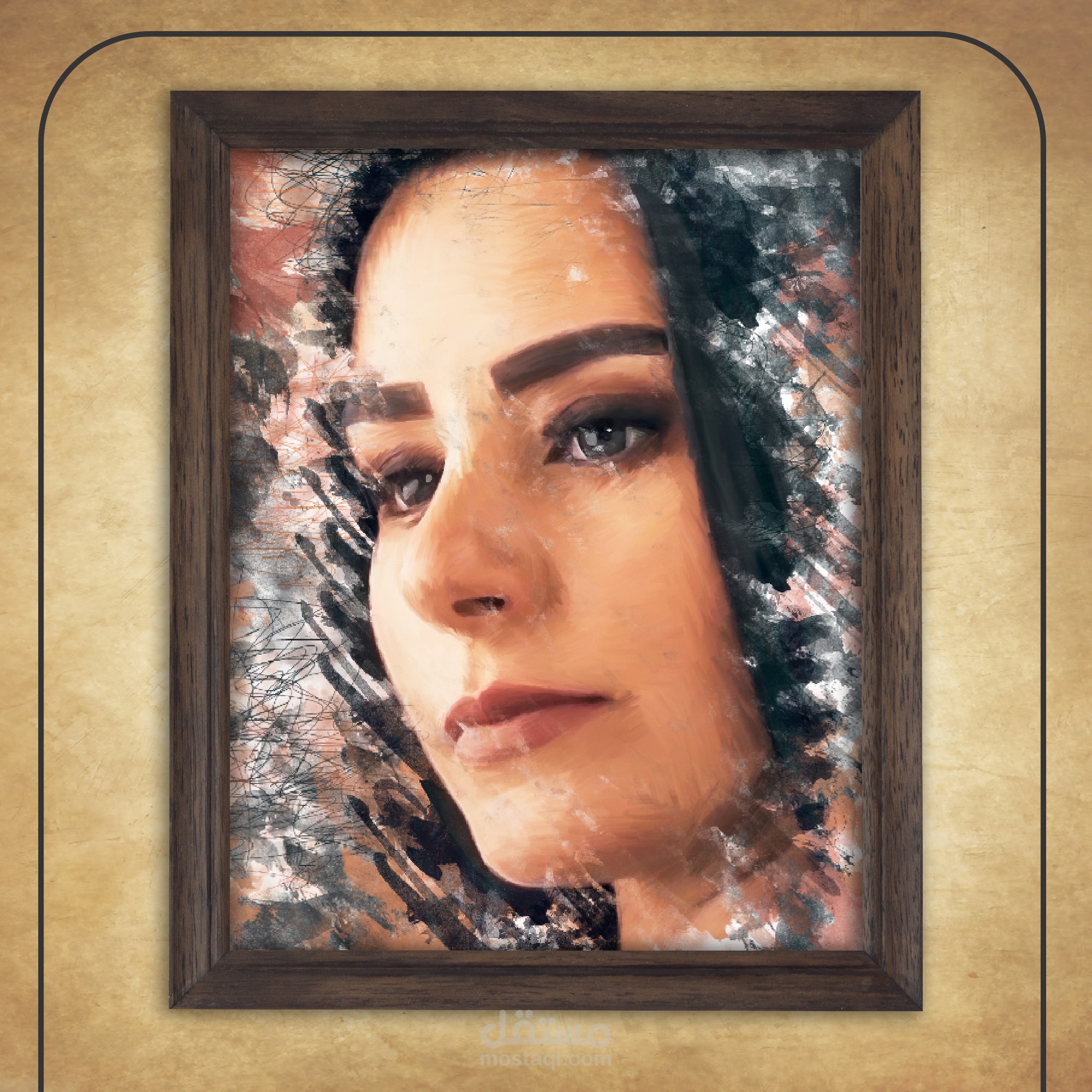 creative digital painting design