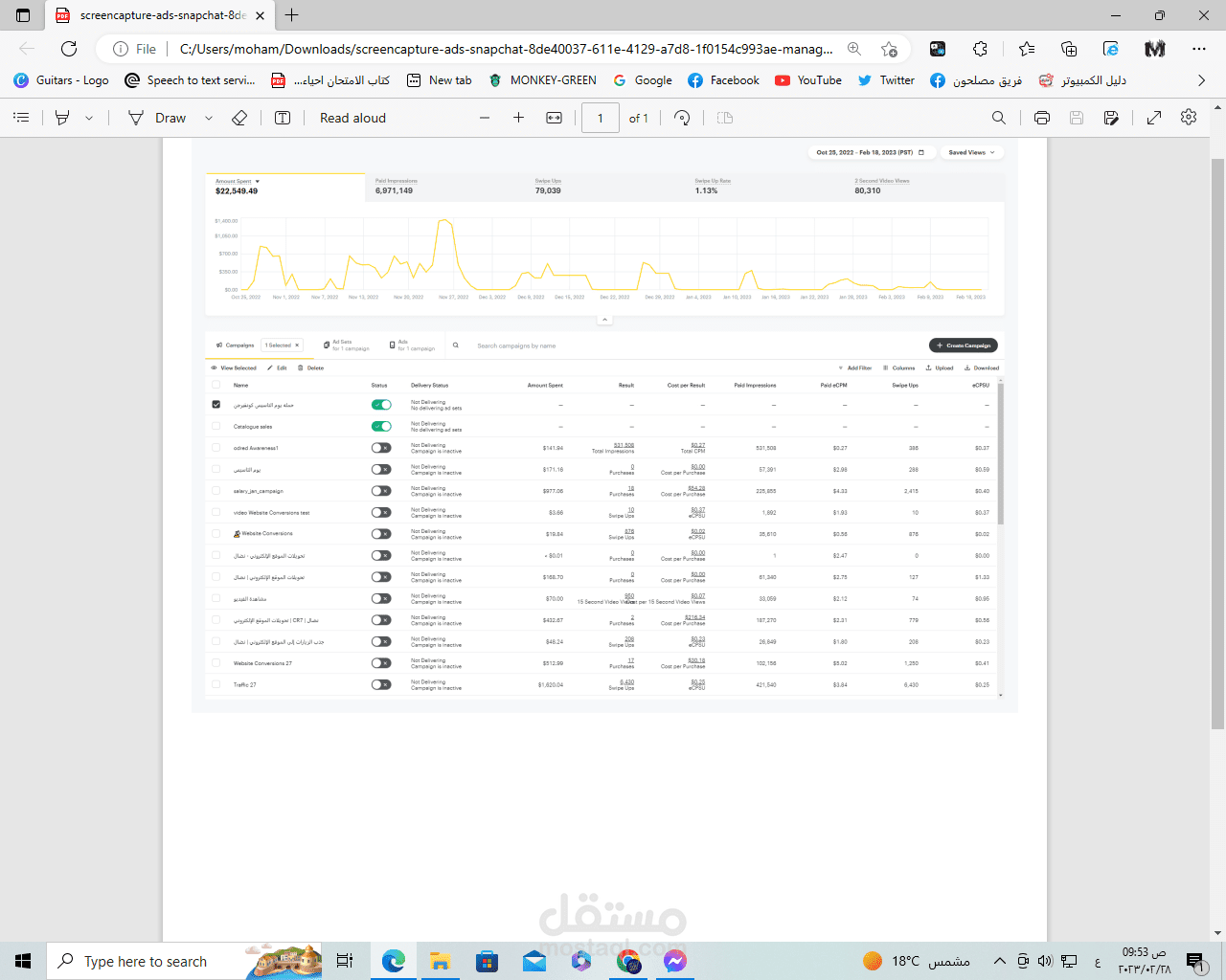 حملات ناجحة