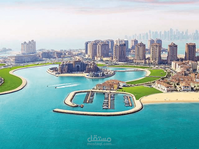 اين تقع قطر والمسافات بين اهم مدن السياحة في قطر
