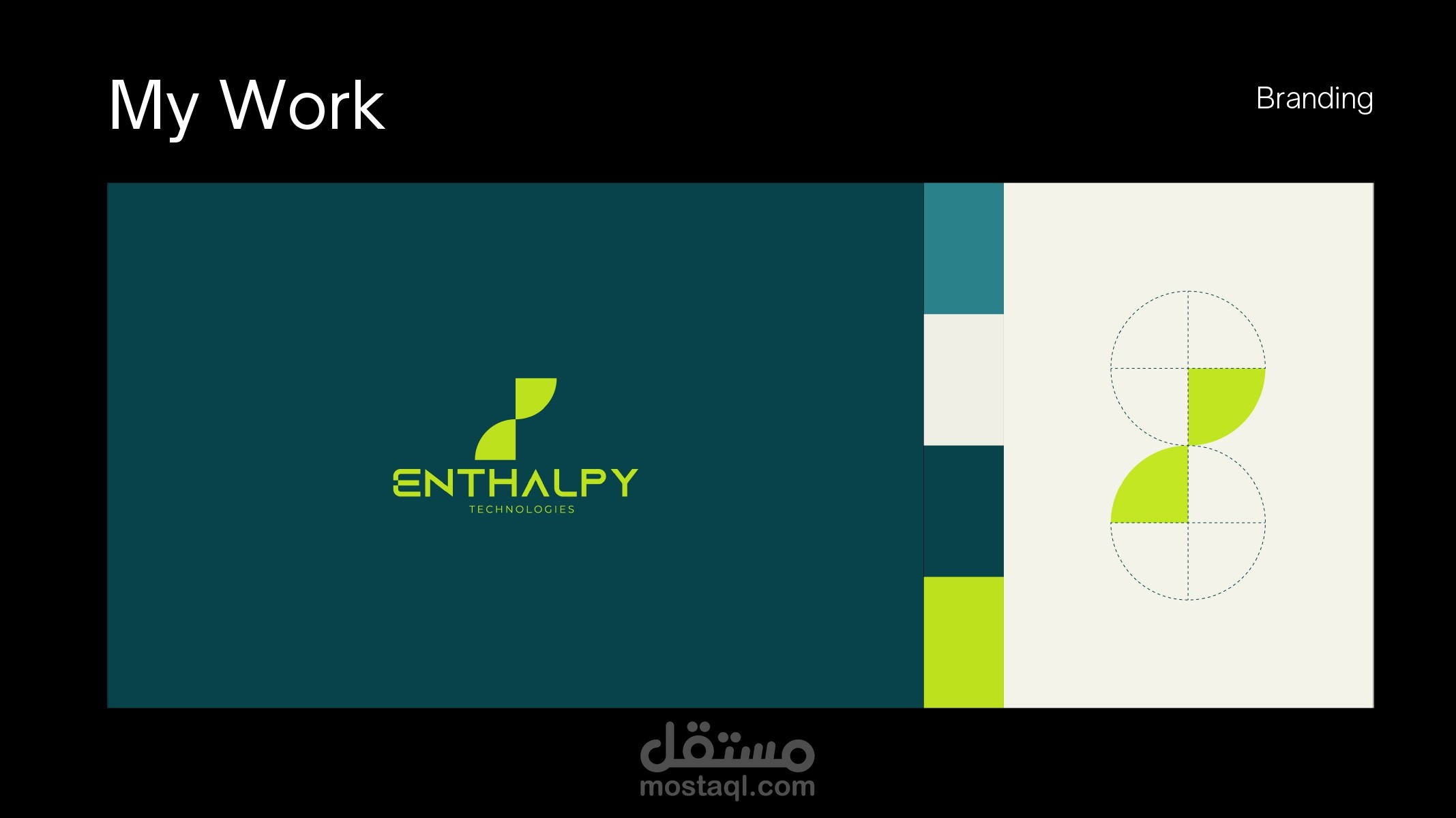 تصميم هوية بصرية لصالح شركة إنثالبي تكنولوجي