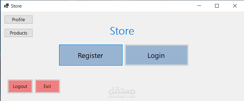 C# Mini Store Desktop App