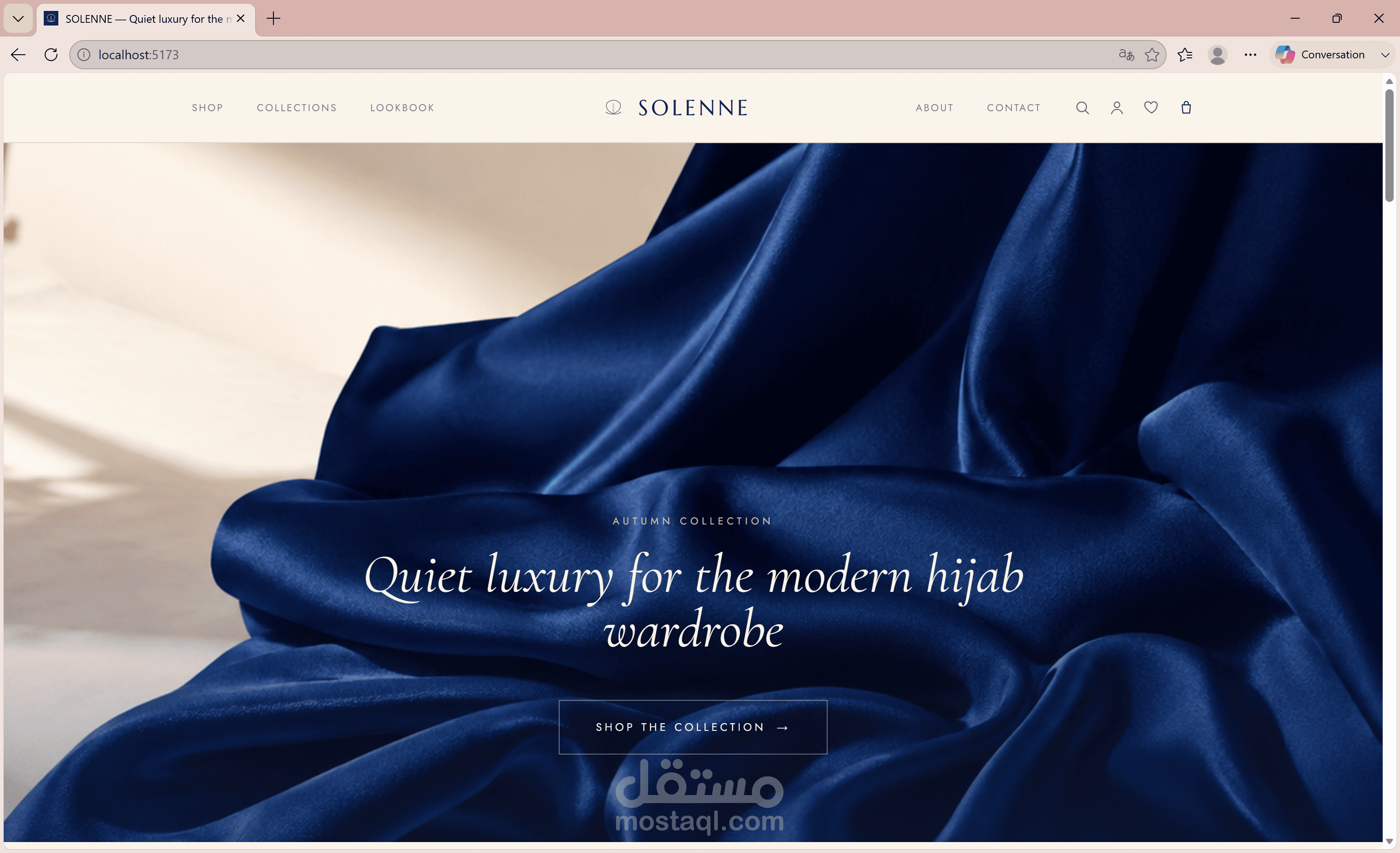 E-commerce website