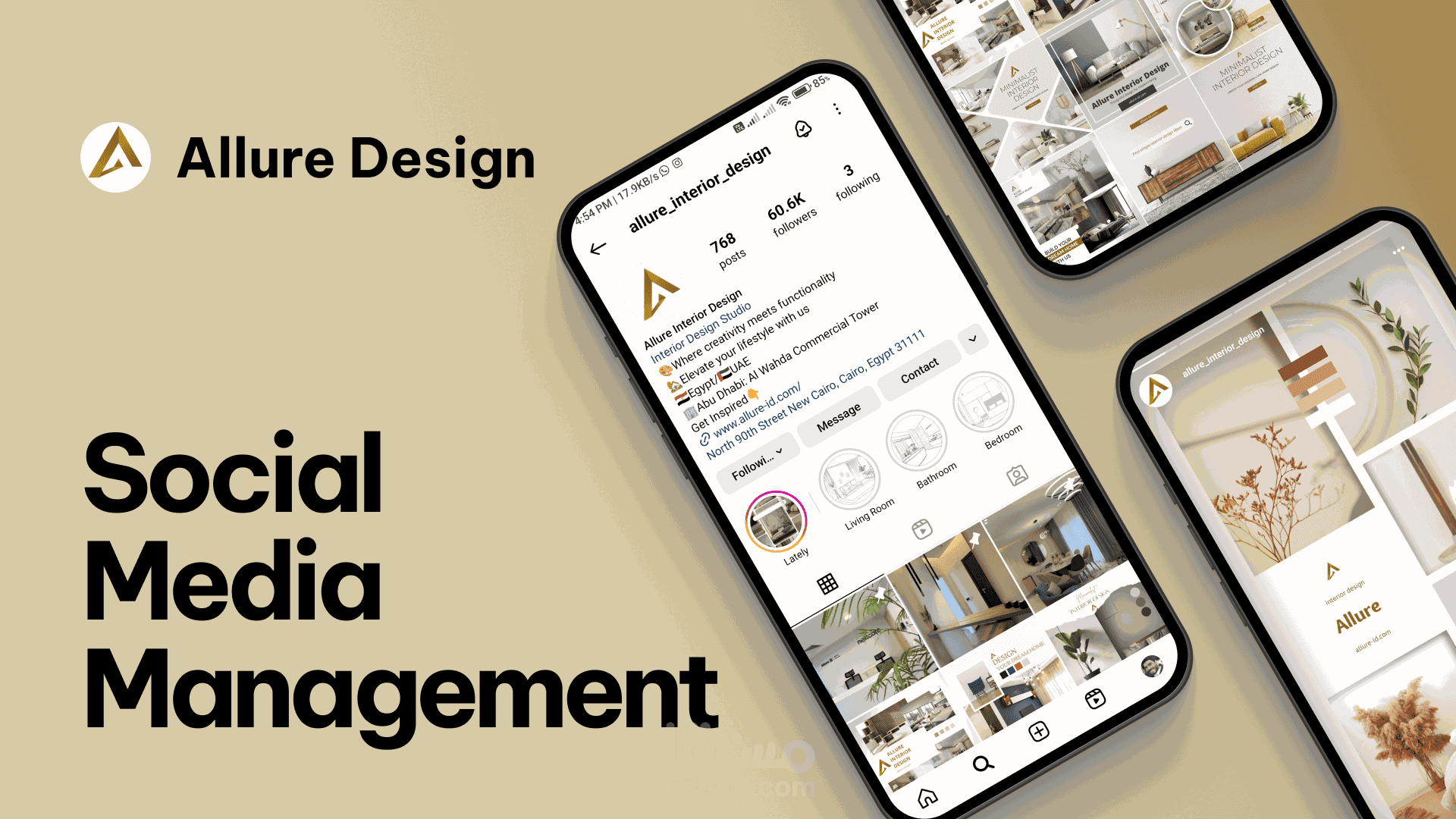 ادارة حساب Allure Interior Design