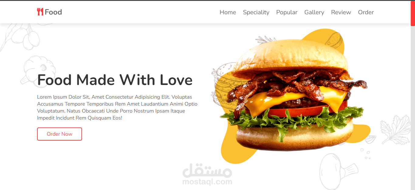 Restaurant website
