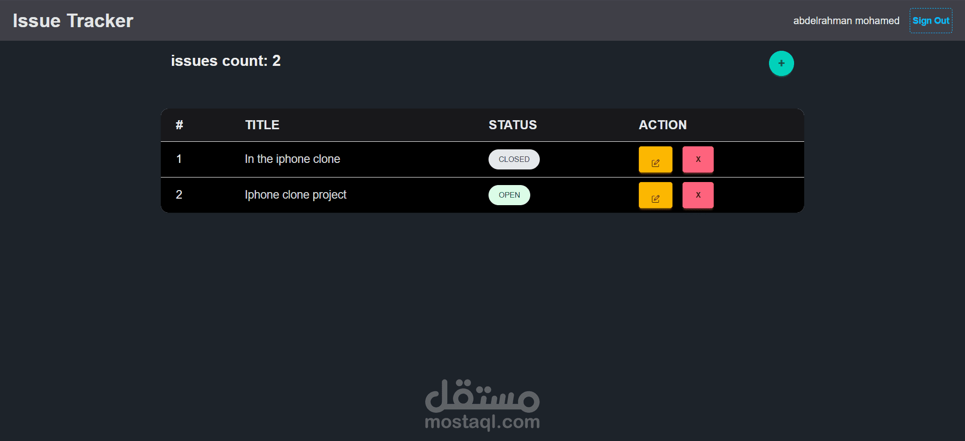 Issue tracker