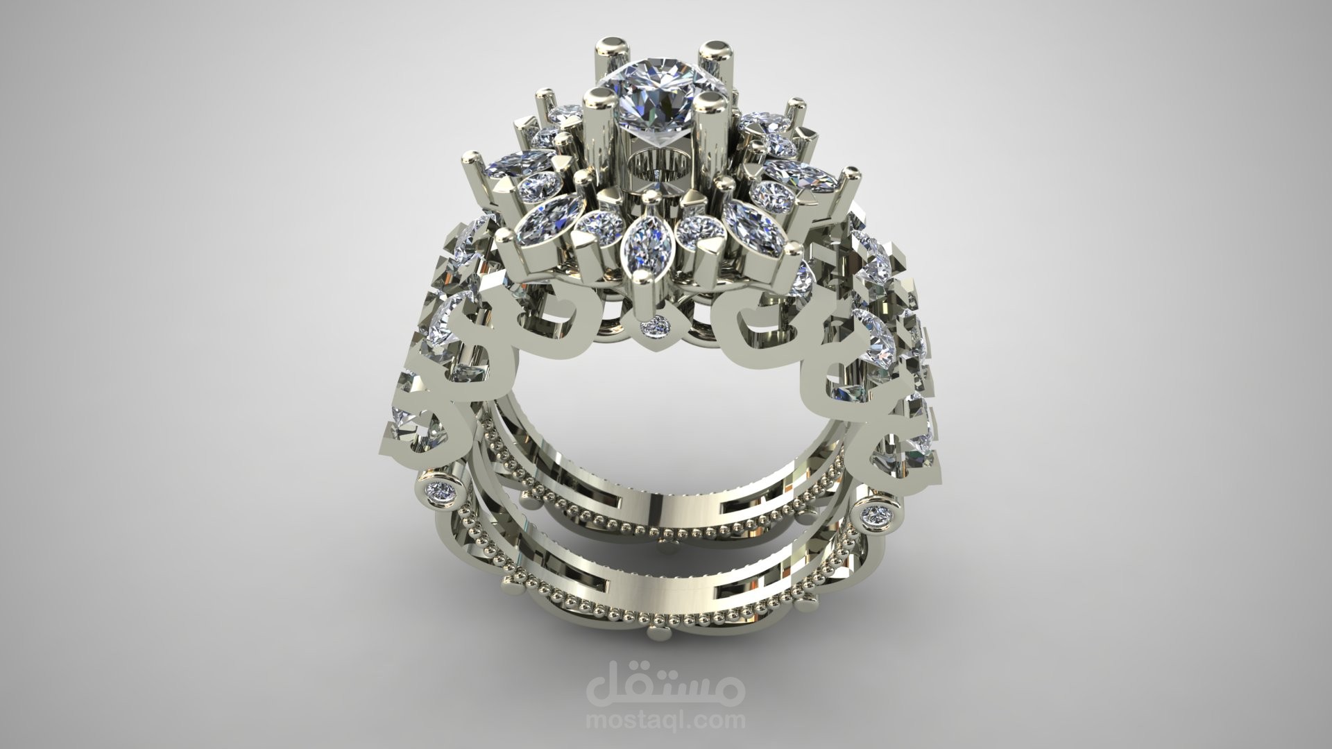 تصميمم مجوهرات ثلاثي الابعاد