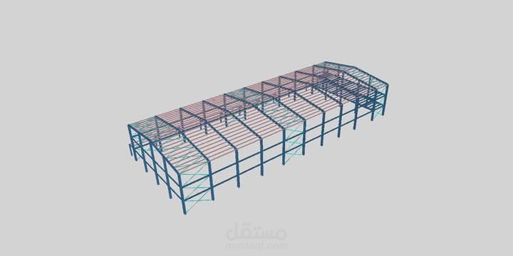 تصميم وتنفيذ مشروع هنغار المعدني مع الملحق المكتبي في الكويت