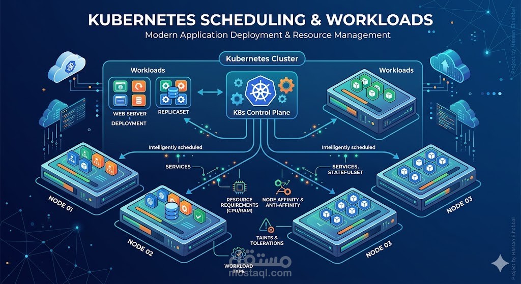 مشروع Kubernetes Scheduling & Workloads