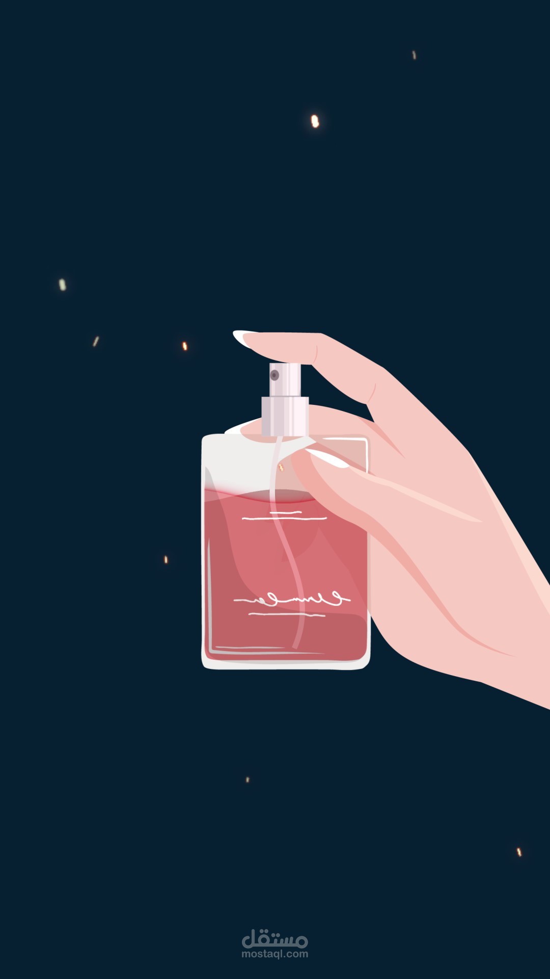 موشن جرافيك وريف للعطور