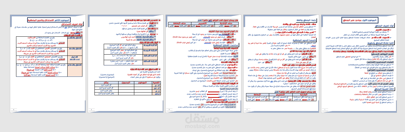 كتابة وتنسيق مذكرات لجميع مواد المرحلة الثانوية