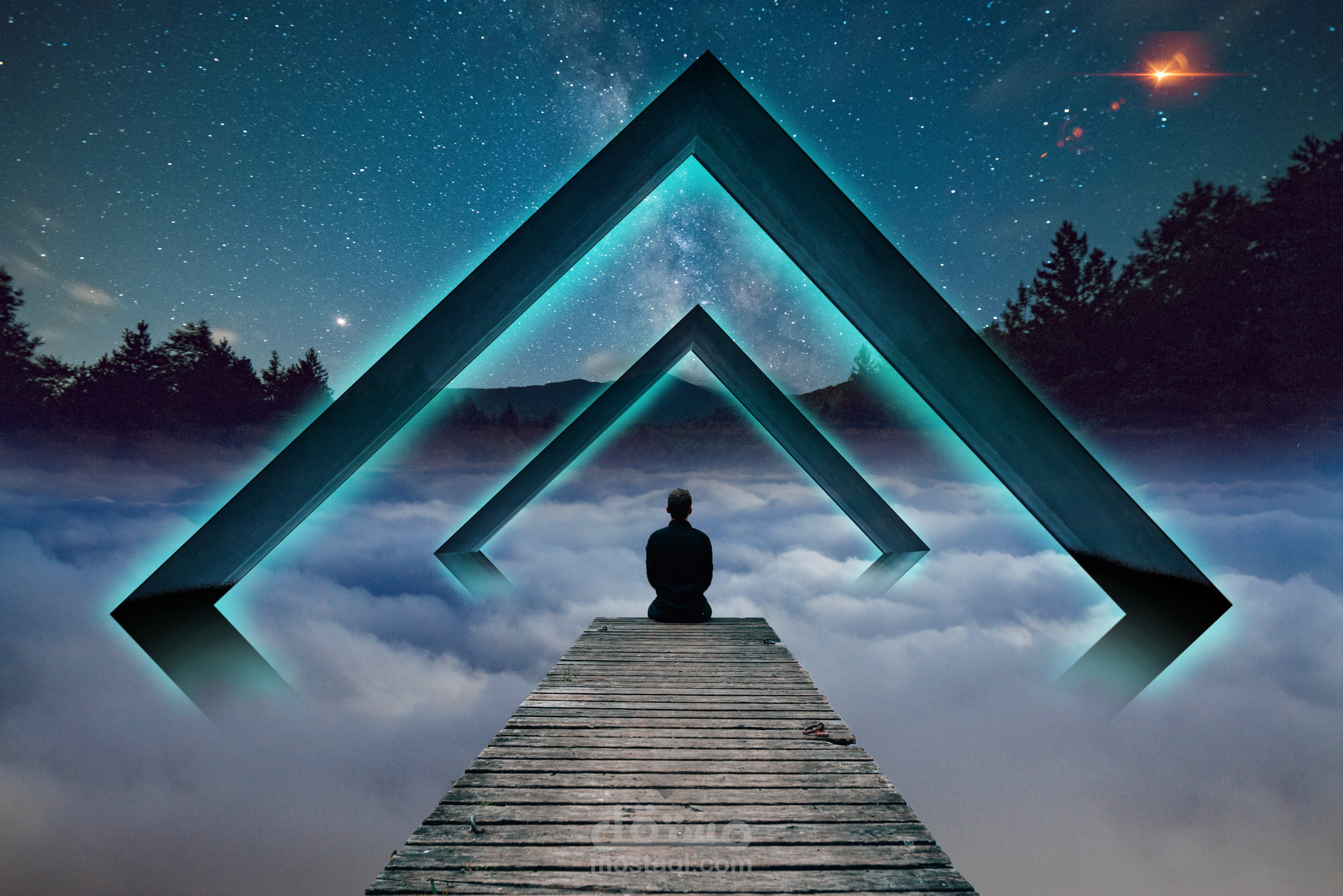 Fantasy Frame Photo Manipulation