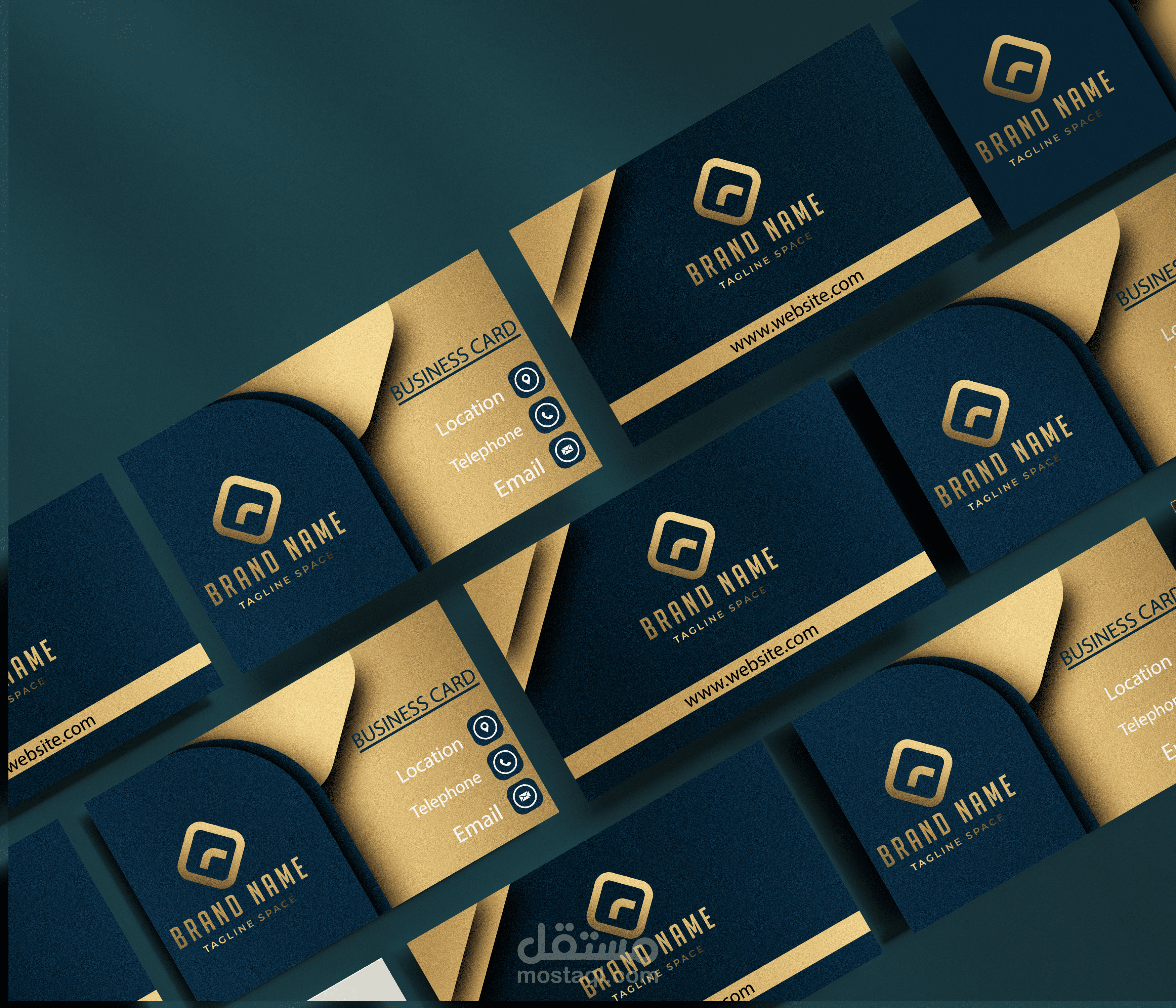 تصميم بطاقة عمل business Card design