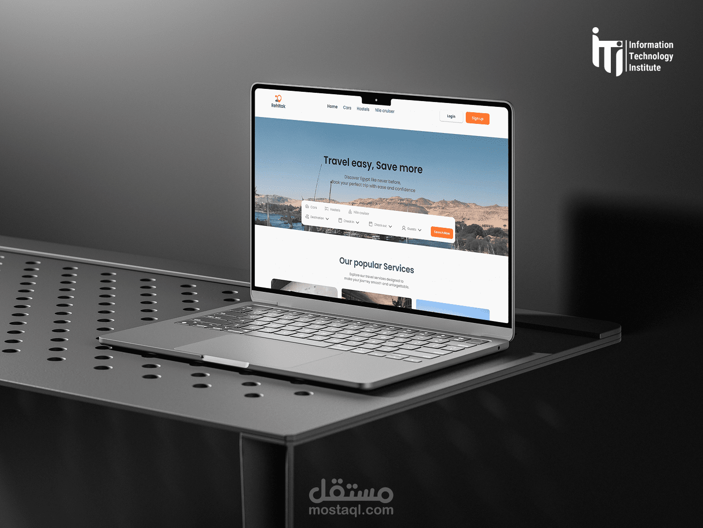 تصميم UI design&dashboard لموقع ويب