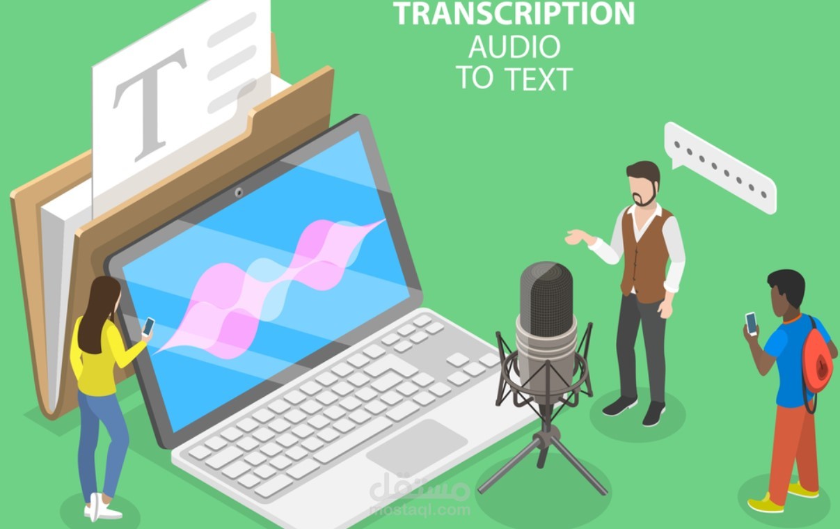 تفريغ صوتي من الانجليزية/ Transcription