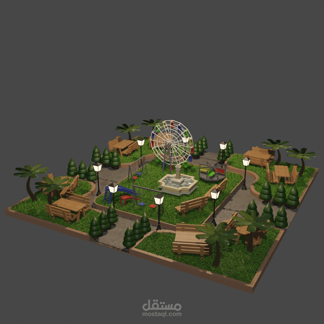 3D park modeling