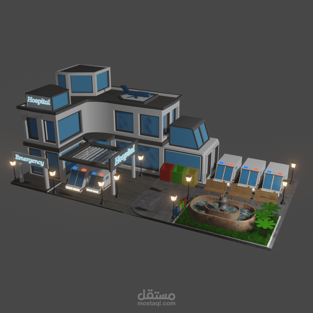 3d hospital modeling