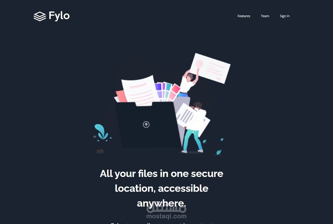 صفحة هبوط Landing Page خاصة بالشركات