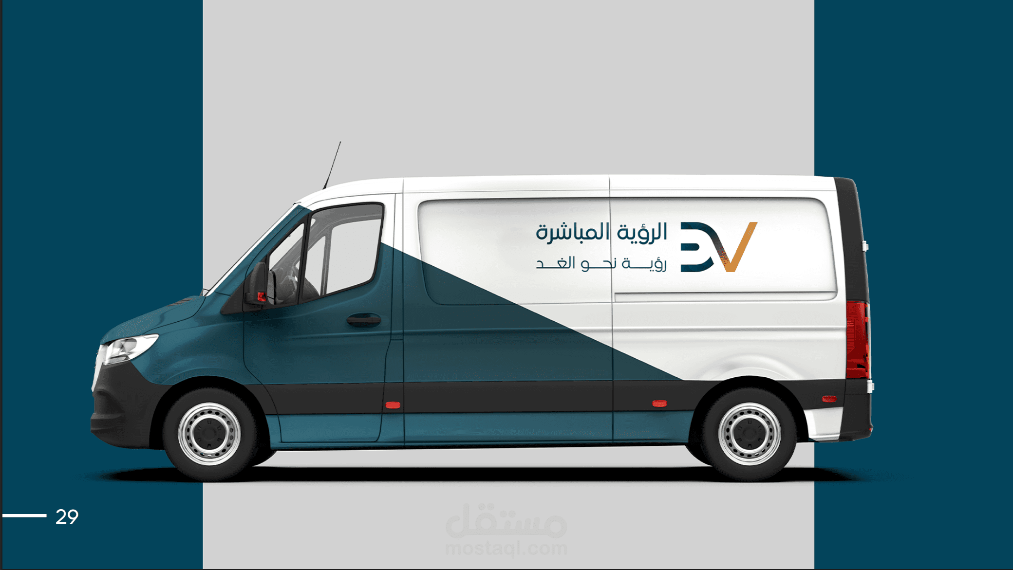 تصميم وتطوير الهوية البصرية الكاملة لمشروع Direct Vision – رؤية نحو الغد