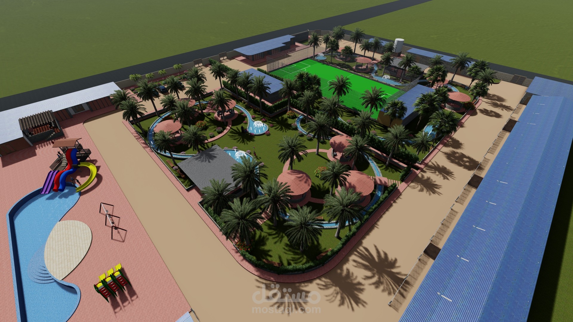 تصميم مزرعه