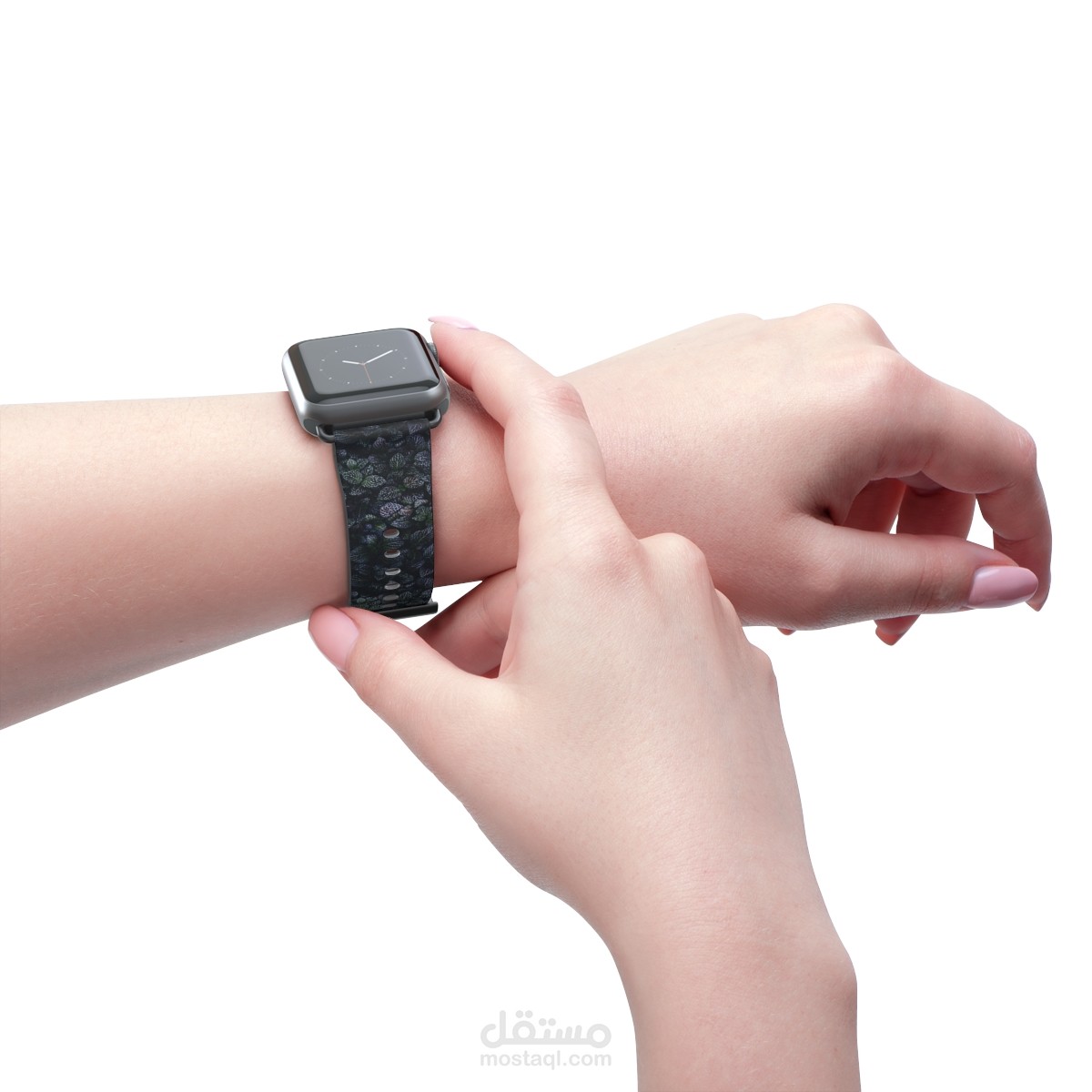 إعادة تصميم أساور ساعة ابل