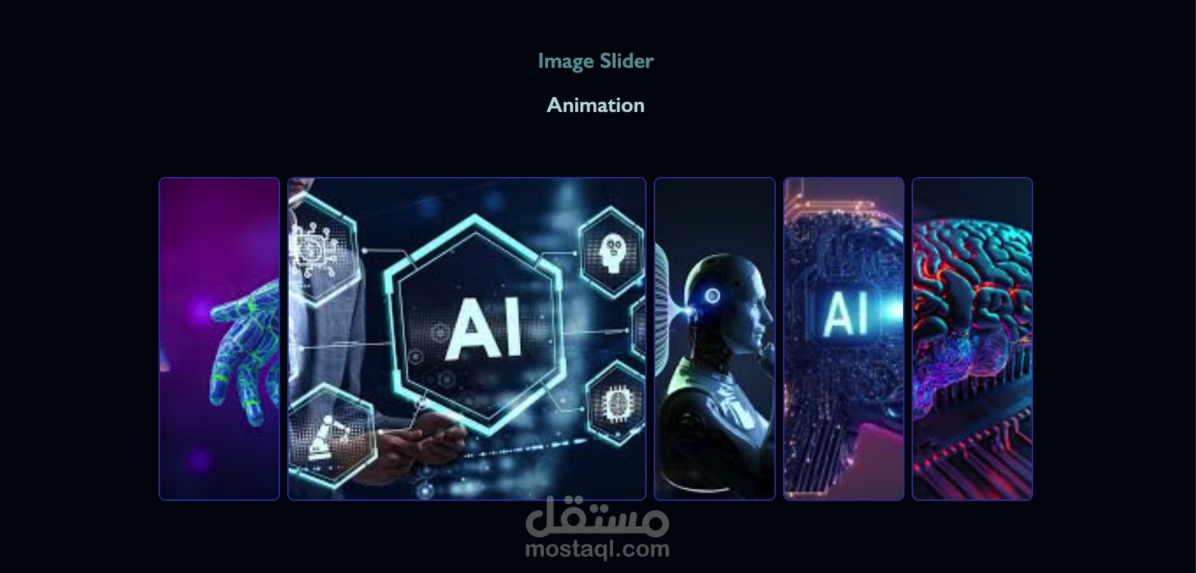Image Slider Animation