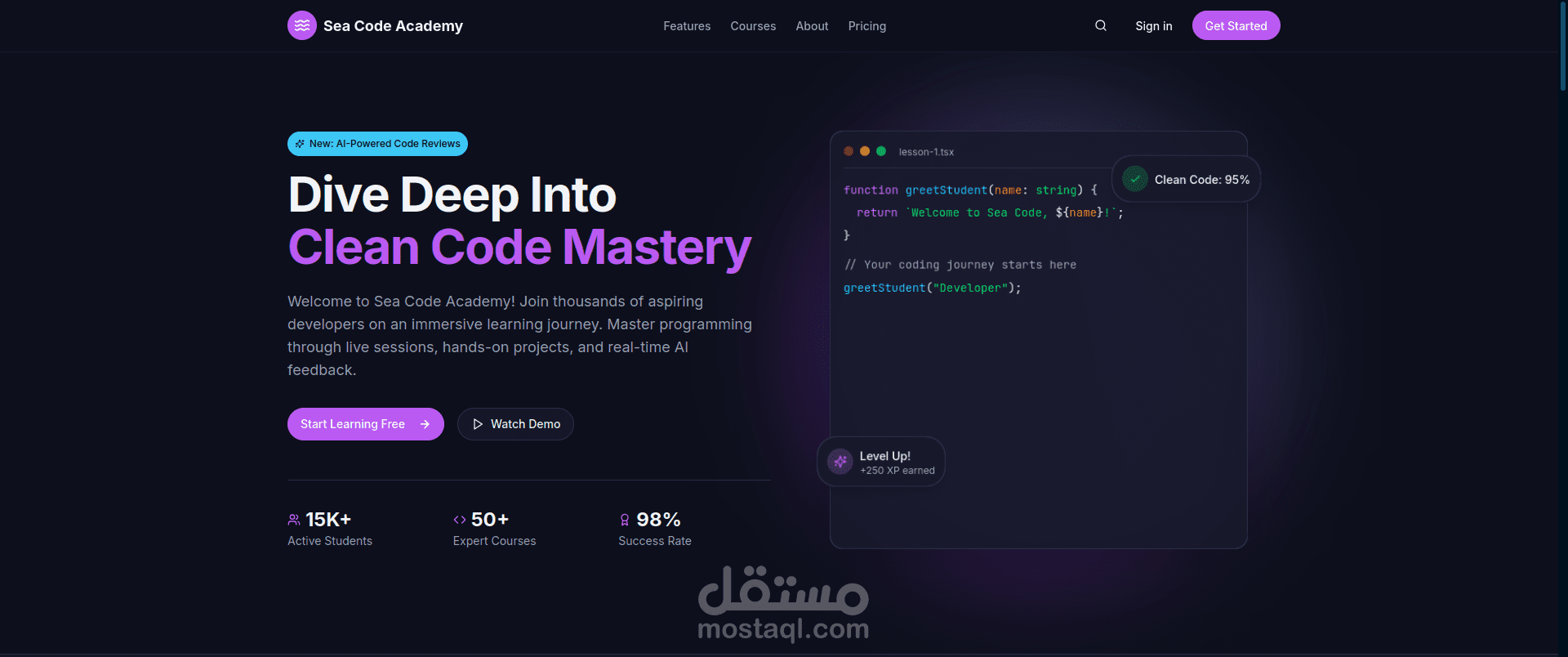 بناء منصة تعليمية تفاعلية متكاملة (EdTech SaaS) بنظام الفصول الحية وتحديات الأكواد