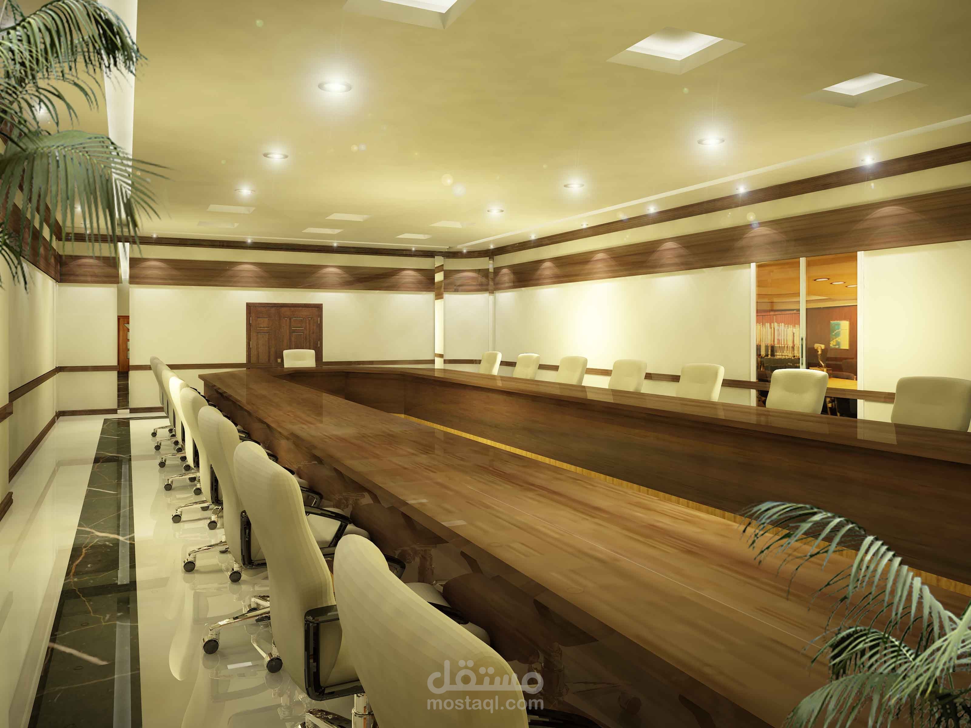 قاعة إجتماعات لشركة مقاولات