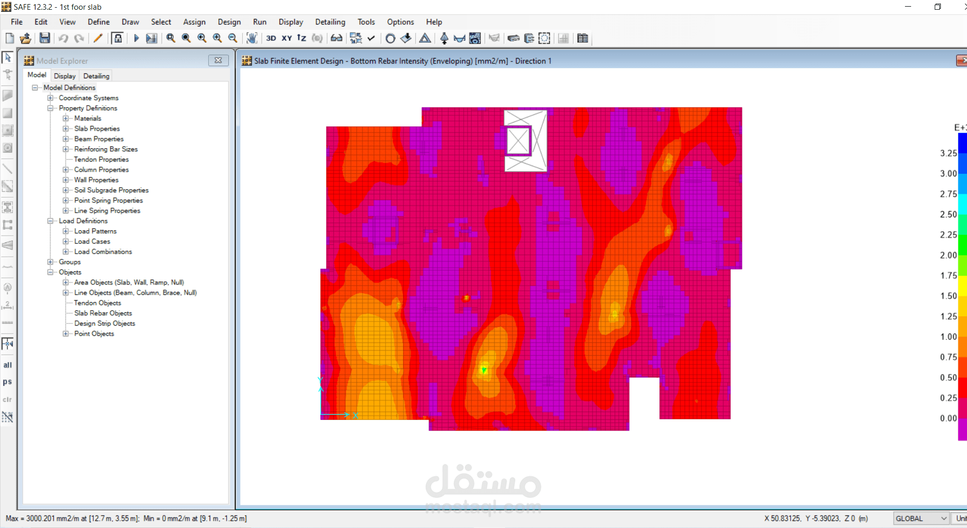 المخططات الانشائة و نماذج التحليل و التصميم لفيلا في السعودية