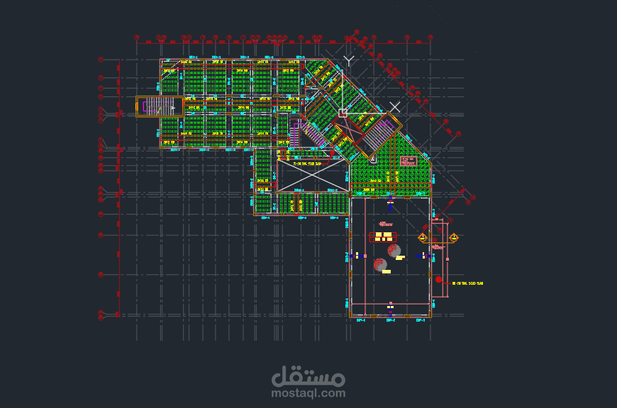 مخططات انشائية لمبنى بلدية في الاردن