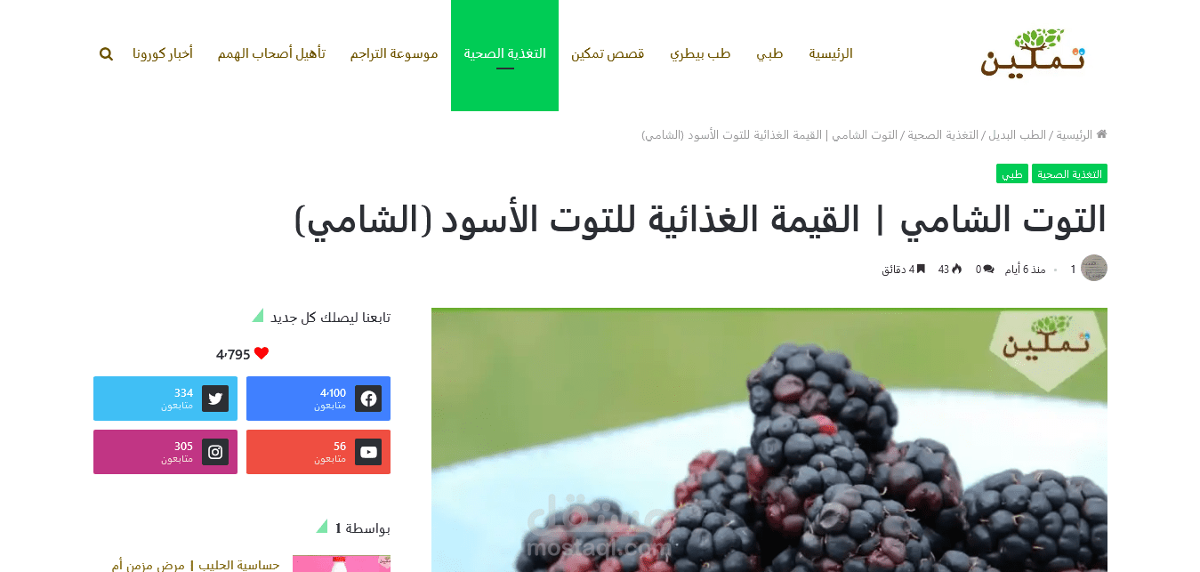 كتابة محتوى