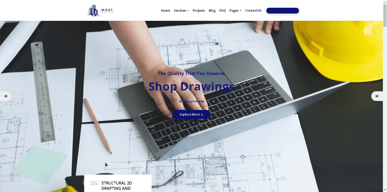 M.O.S.T. is a general contracting company committed to excellence. With nearly half a century of experience in providing quality construction services to the public & private sectors