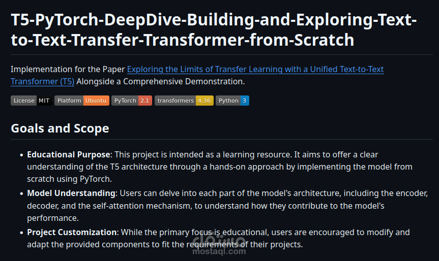 T5-PyTorch-DeepDive-Building-and-Exploring-Text-to-Text-Transfer-Transformer-from-Scratch