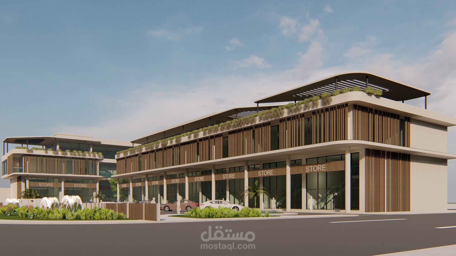 مبنى تجاري