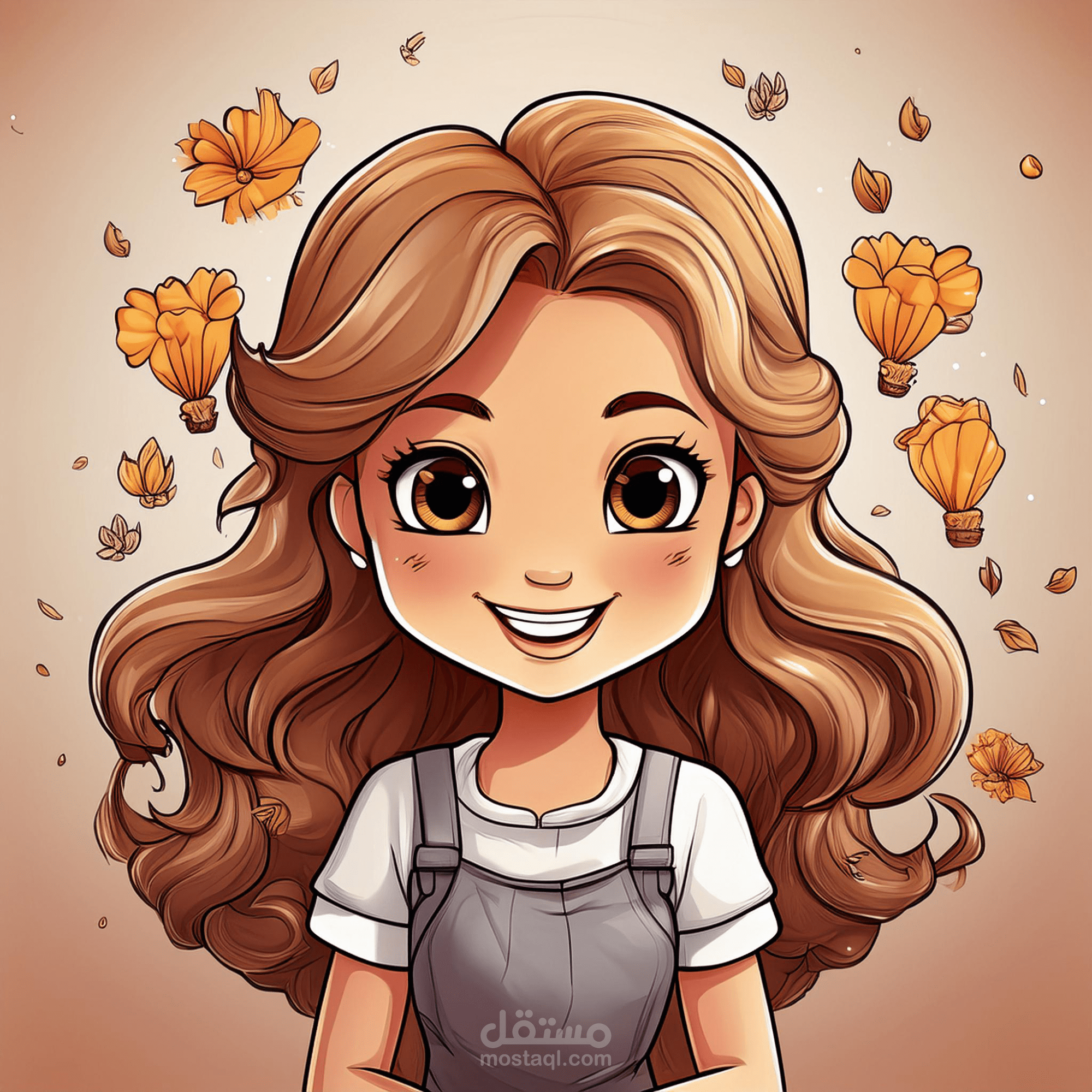 تصميم و رسم شخصية كرتونية