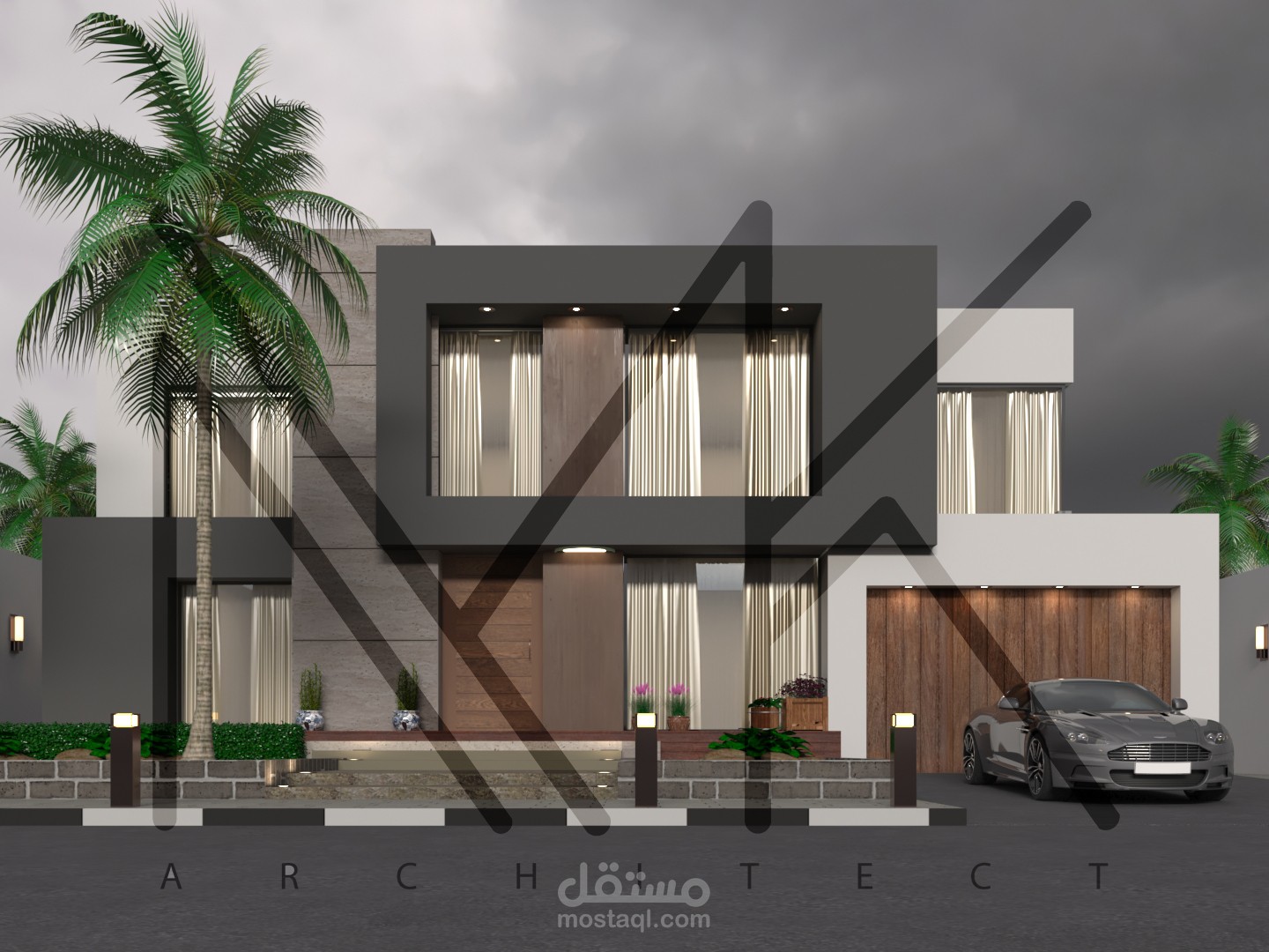 تصميم فيلا خارجي