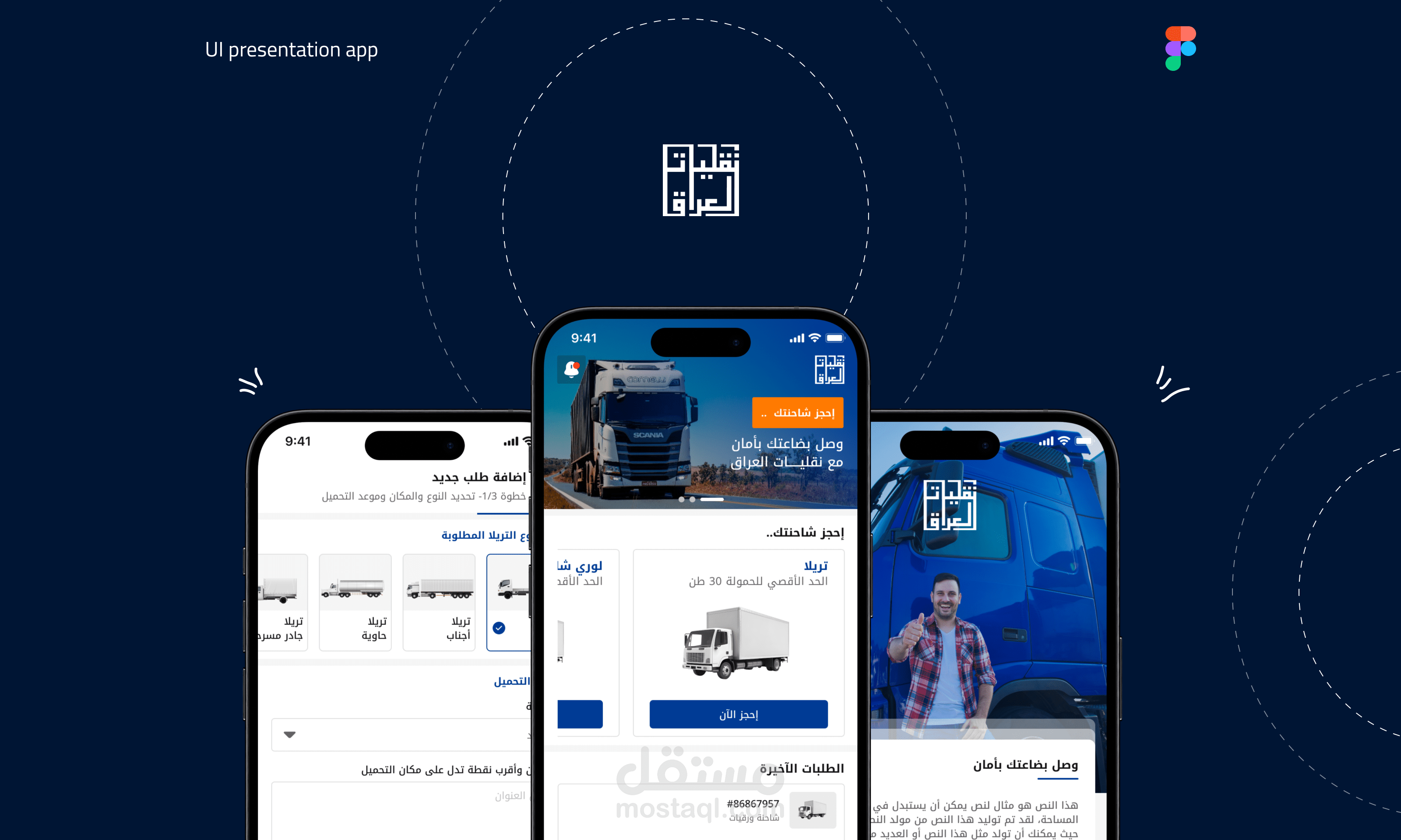 مشروع لوريات لسيارات النقل وتحميل البضائع