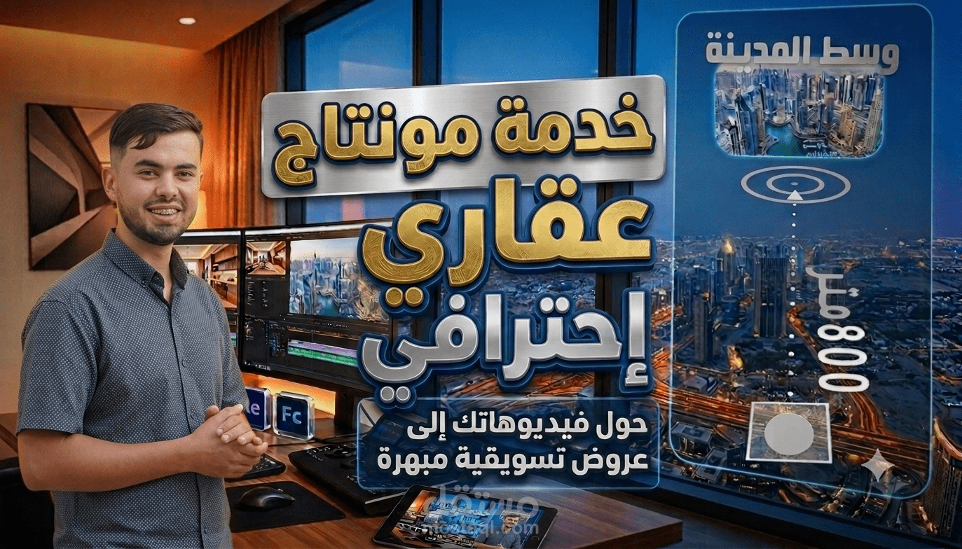 مونتاج ريلز عقارات احترافي بستايل أحمد الحلاف الترند