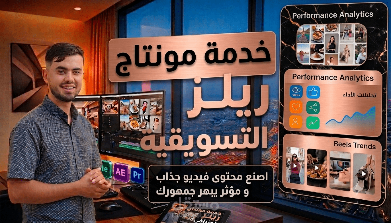 مونتاج ريلز التسويقة و الإعلانية