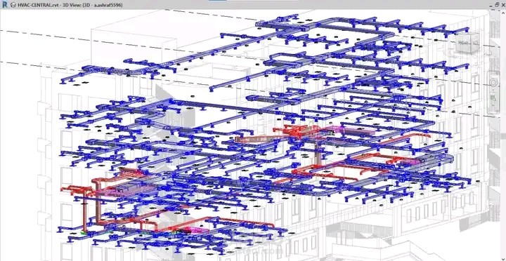 نظام تكييف لمجمع مول تجاري