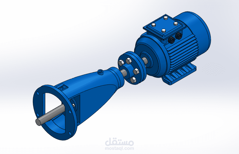 موتور كهربي لطلمبة مياة 2.5 حصان