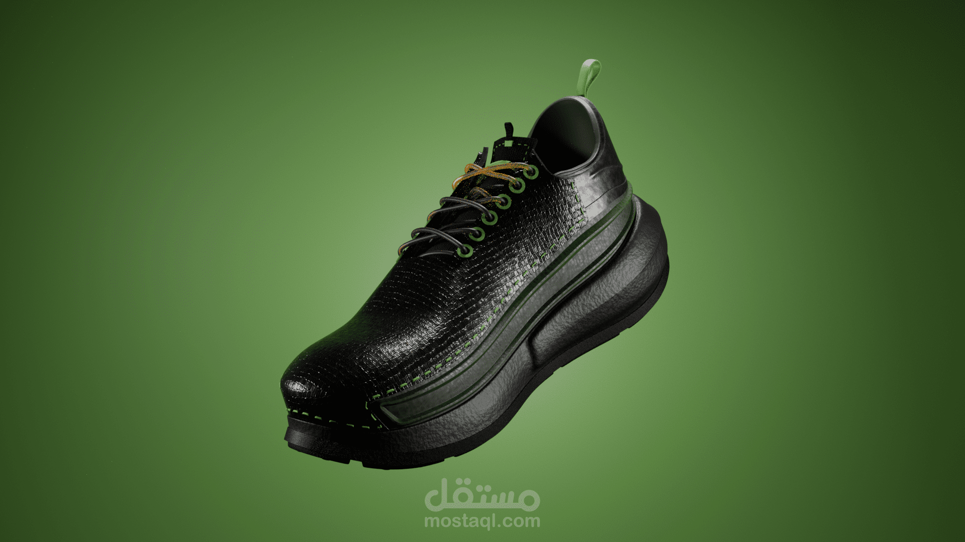 تصميم حذاء 3D