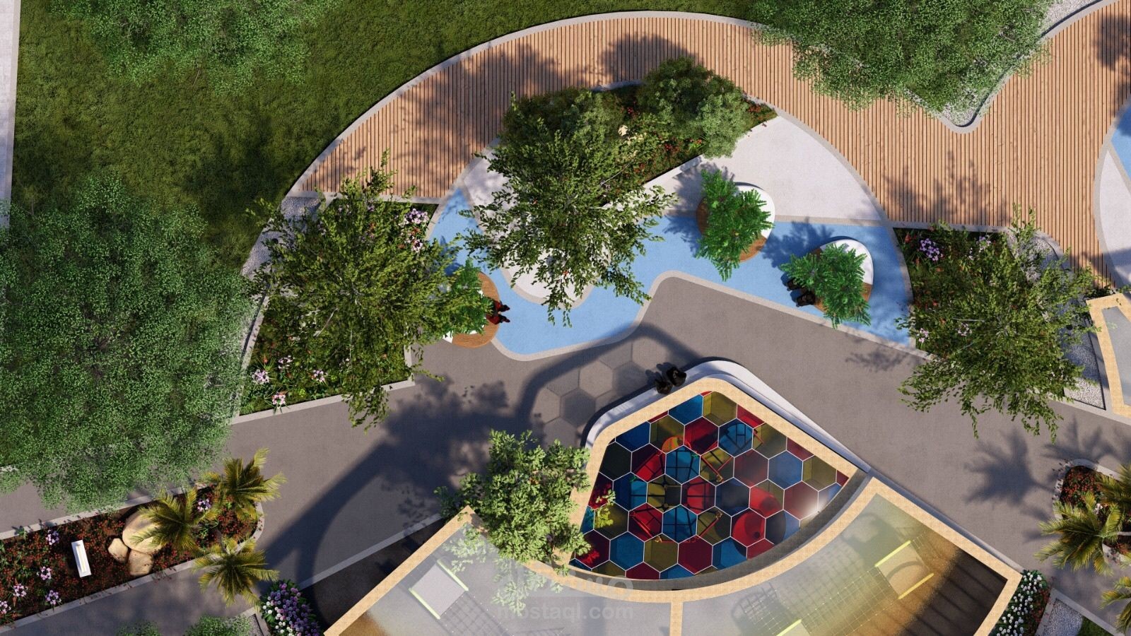 تصميم حديقة عامة