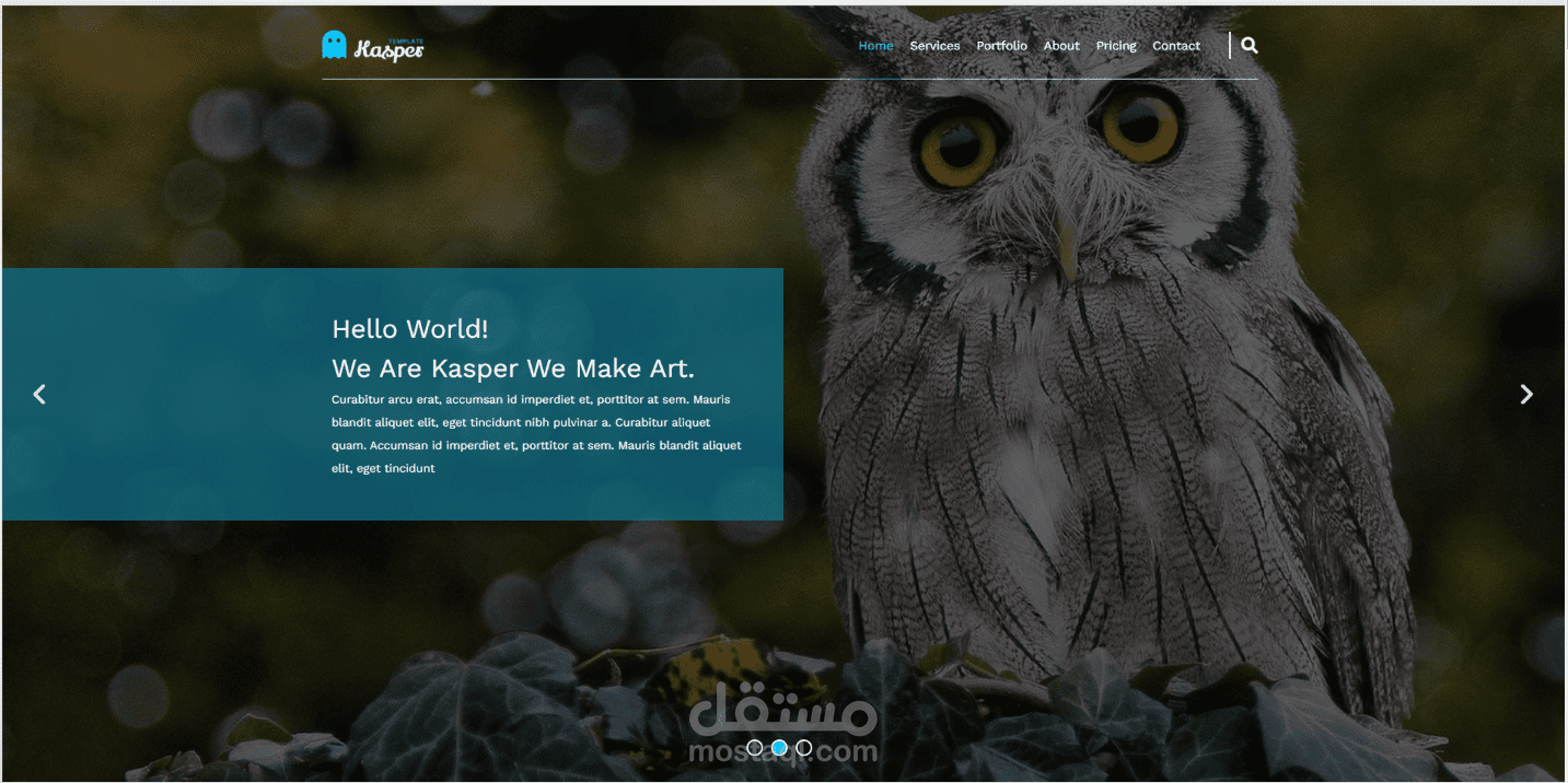 Landing Page-kasper