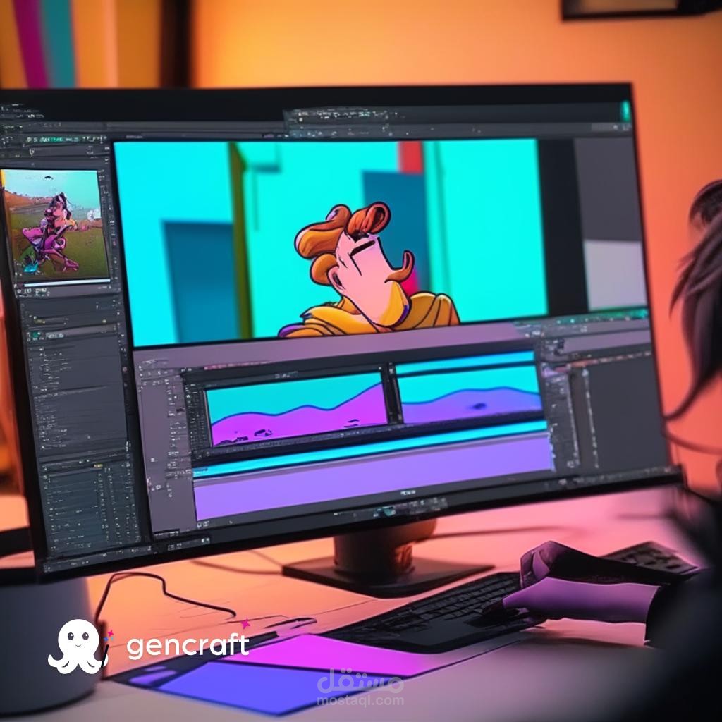 فيديو  مع موجات صوتية   لجميع المنصات