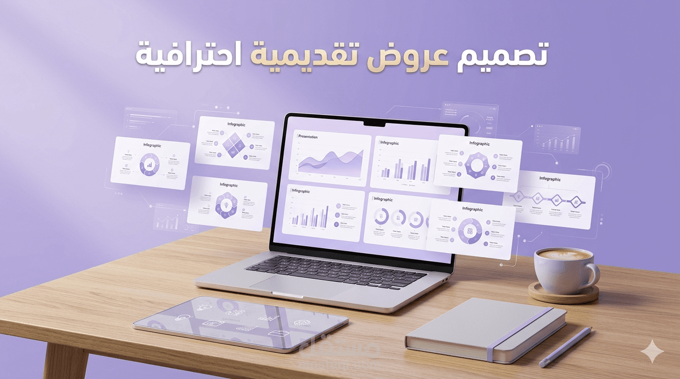 اعداد عروض تقديمية استثمارية وتعليمية