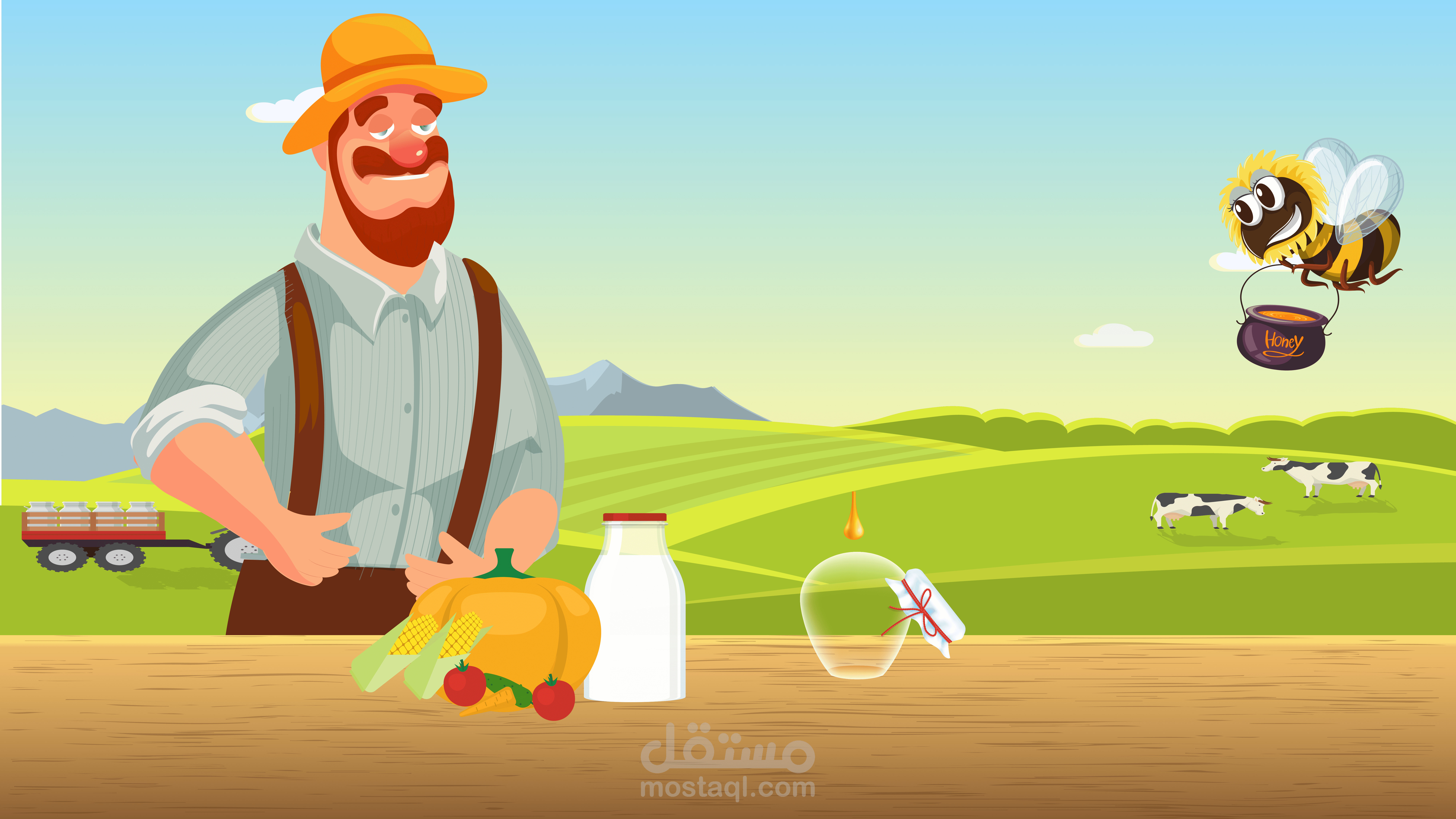موشن جرافيك لشركة Sun Flower