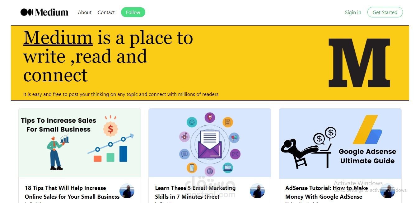 blog website with sanity