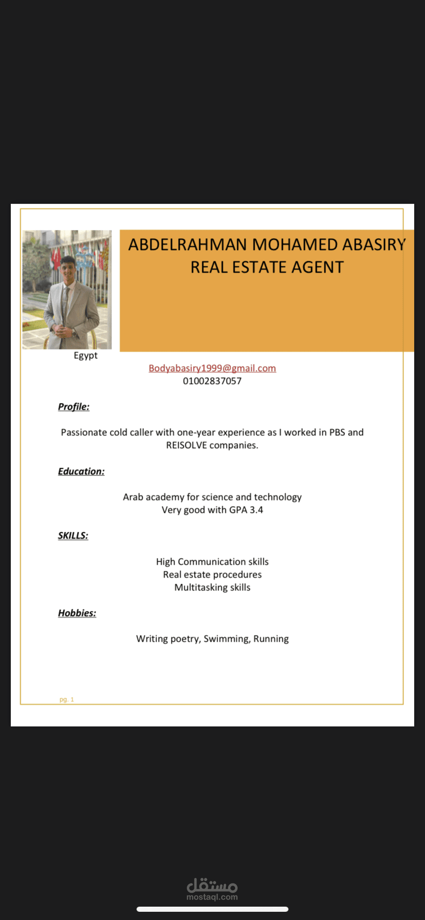 Real estate agent