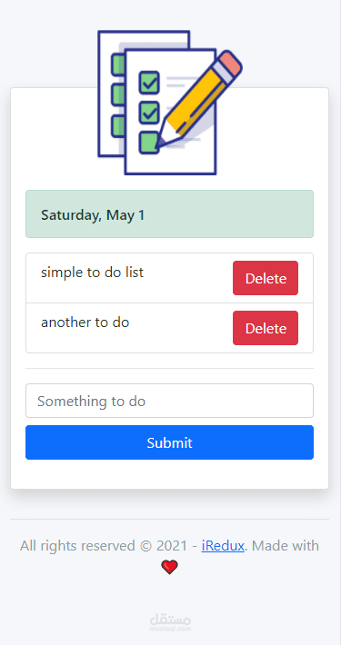 سكربت To do list بسيط بدون إستعمال قواعد بيانات